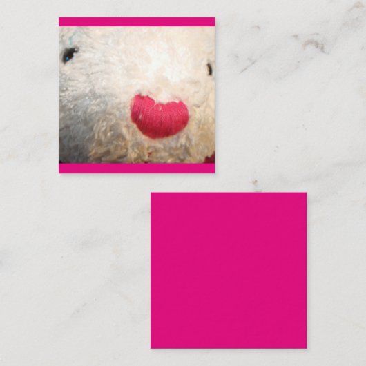 Beary名刺 スクエア名刺 (正面/裏面)