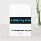 beary大いに恋しく思って下さい シーズンカード (裏面)