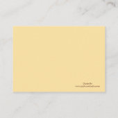 Beary特別お祝いベビーShowレジストリカード エンクロージャーカード (裏面)