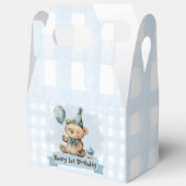 Beary 1st Birthday Favor/Candy Box フェイバーボックス (見開き)