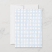 Beary 1st Birthday Thank You Card サンキューカード (裏面)