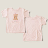 beary brave childhood cancer sick kids cute (デザイン正面&裏面)