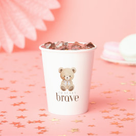 beary brave childhood cancer sick kids cute  紙コップ