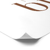 beary brave childhood cancer sick kids cute sign ポスター (角)