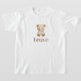 beary brave childhood cancer sick kids cute  tシャツ