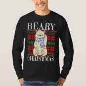 Beary Christmas Christmas Polar Bear Ugly Sweater  Tシャツ (正面)