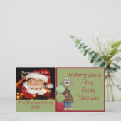 Beary Christmas Photo Card シーズンカード (スタンド正面)