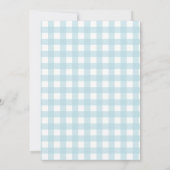 Beary Cute Boy & Girl Twin Baby Shower 招待状 (裏面)