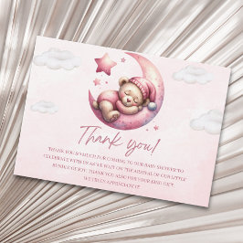 Beary Excited for Baby – Teddy Bear Theme サンキューカード