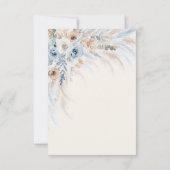 Beary Much Teddy Bear Baby Shower Thank You サンキューカード (裏面)