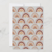 Beary Much Woodland Thank You Baby Shower サンキューカード (裏面)