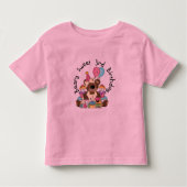 Beary Sweet 3rd誕生日Tシャツとギフト トドラーTシャツ (正面)