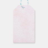 Beary Sweet Hot Air Balloon 1st Birthday ギフトタグ (裏面)