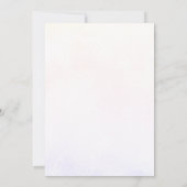 Beary Sweet Hot Air Balloon 1st Birthday  招待状 (裏面)