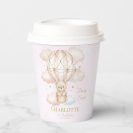 Beary Sweet Hot Air Balloon 1st Birthday 紙コップ