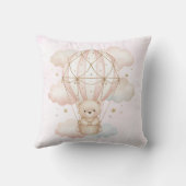 Beary Sweet Hot Air Balloon Baby Nursery クッション (裏面)