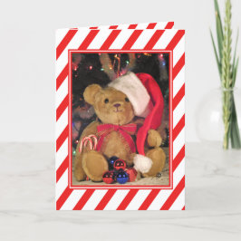 Beary Teddy メリー Bear Christmas Greeting Card シーズンカード