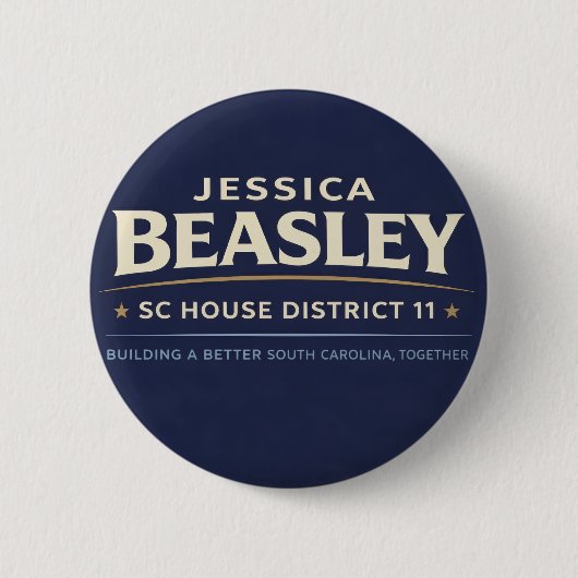 Beasley For SC House 11 缶バッジ (正面)