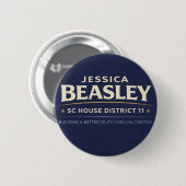 Beasley For SC House 11 缶バッジ (正面&裏面)