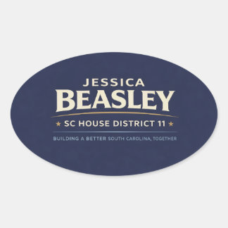 Beasley for SC House District 11 楕円形シール