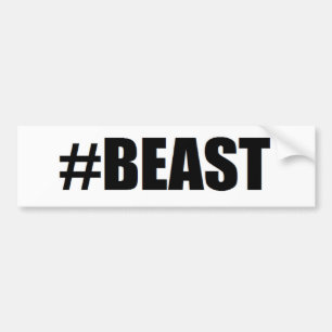 #beast バンパーステッカー