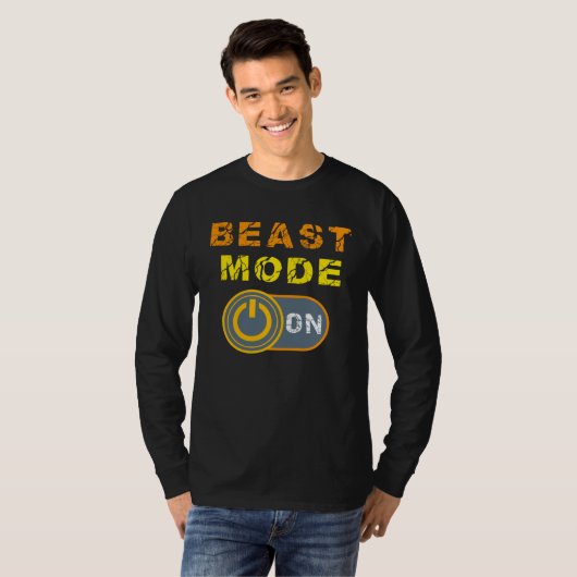 Beast   Beast Activated Workout Gym Mode Tシャツ (正面フル)