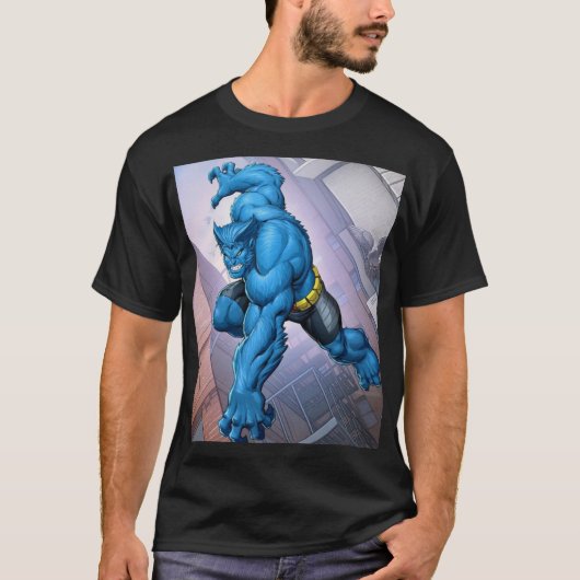 Beast – Blue Fury of the X‑Men Tシャツ (正面)