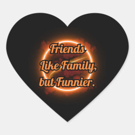 BEAST FRIENDS, FRIENDSHIP, FRIENDS LIKE FAMILY ハートシール