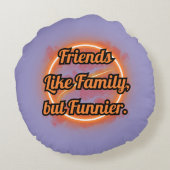 BEAST FRIENDS, FRIENDSHIP, FRIENDS LIKE FAMILY ラウンドクッション (裏面)