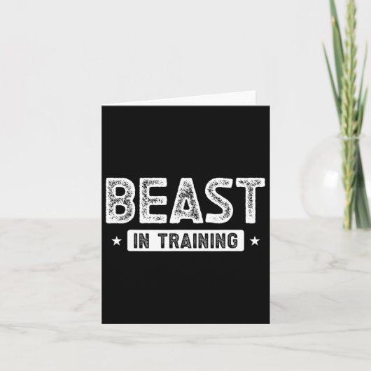 Beast In Training Bodybuilding  カード (正面)
