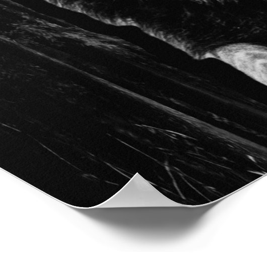 BEAST Lion Print, Value Poster Paper (Semi-Gloss) ポスター (角)