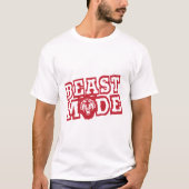 beast mode citation tigre rugit revolter tシャツ (正面)
