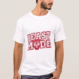 beast mode citation tigre rugit revolter tシャツ