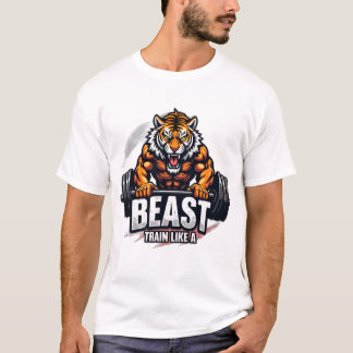Beast Mode On – Fitness Workout T-Shirt Design Tシャツ