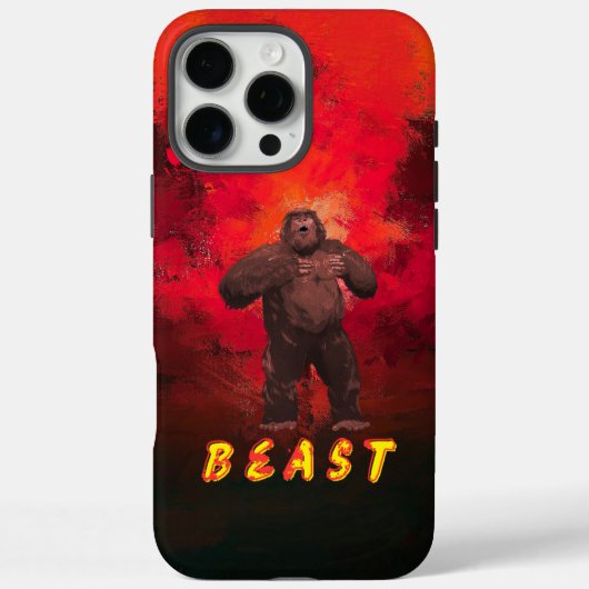 BEAST Mode – Power Roar Phone Case Case-Mate iPhoneケース (裏面)