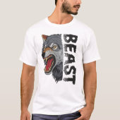 Beast Mode Wolf Tee Tシャツ (正面)