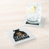 Beast Of Bourbon Glass Coaster ガラスコースター (アングル)