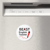 Beast or Best 英語教師のユーモア マグネット (インサイチュ (食洗機))