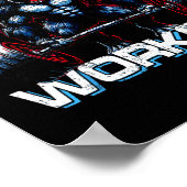 Beast Silverback Deadlift Gym Jokes Gorilla Workou ポスター (角)