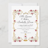 Beast & the Beauty Mis Quince Años 招待状 (正面)