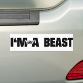 BEASTBUMPER バンパーステッカー (車上)