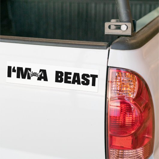 BEASTBUMPER バンパーステッカー (トラック上)