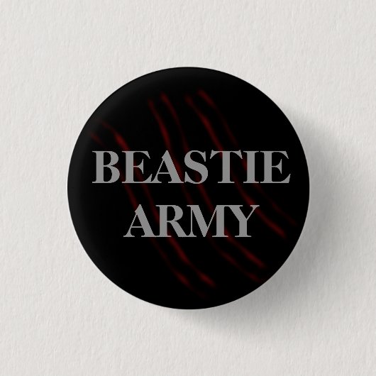 Beastieの軍隊の爪ボタン 缶バッジ (正面)