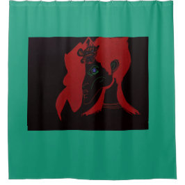 Beastmaster Queen シャワーカーテン