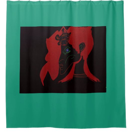 Beastmaster Queen シャワーカーテン (正面)
