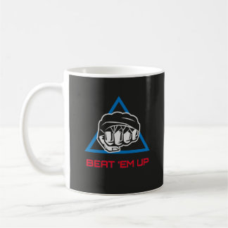 Beat Em Up Fighter Martial Arts Gaming Design コーヒーマグカップ