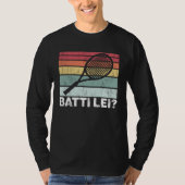 Beat Her  Said Tennis Player Tシャツ (正面)