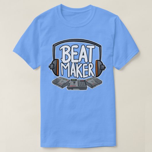 Beat Makers Music Producers Tシャツ (デザイン正面)