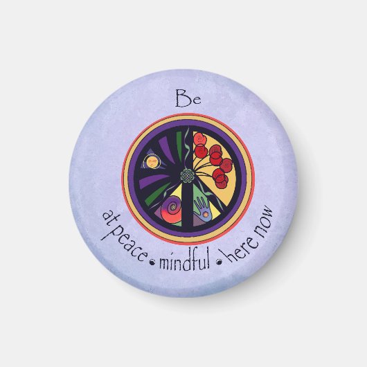 Beat Peace Mandala Magnet マグネット (正面)