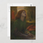 Beata Beatrix by Dante Gabriel Rosseti ポストカード (正面/裏面)